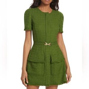 Oscar de la Renta tweed mini dress 12 NWT